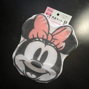 🆕 Disney Minnie Mouse Die Cut Shaped, Zipper Closure | White Laundry Net | 5364
